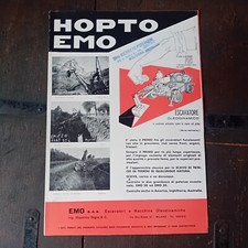 ESCAVATORE HOPTO EMO AUTOCARRI TRATTORI NATANTI TRAINO brochure originale