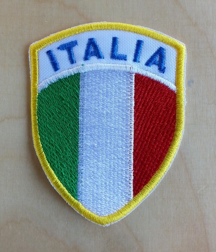 Patch toppa stemma ricamato - patch,