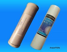 1 Filtro Sedimenti da 5 micron + 1 Filtro Carbone CTO per Depuratore d'acqua