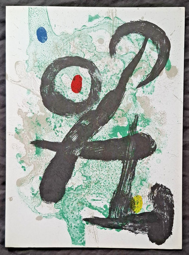 Joan miro litografia originale - litografia,