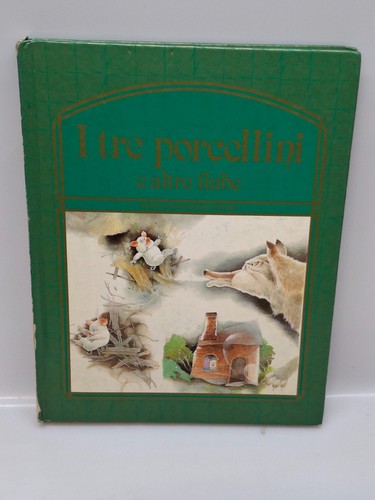 Libro vintage tre porcellini - i,