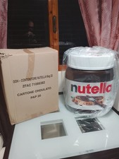 Nutella barattolo gigante originale sigillato collezione raro con cartone origin