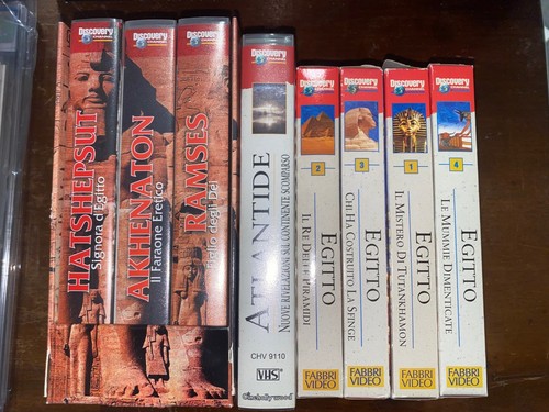 Lotto vhs egitto - di,