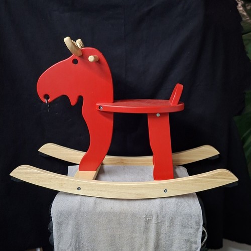 Cavallo dondolo legno - a,