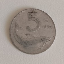 Moneta cinque lire - cinque,