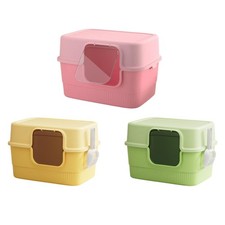 Lettiera per animali domestici completamente coperta Contenitore per