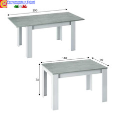 Tavolo Allungabile Bianco