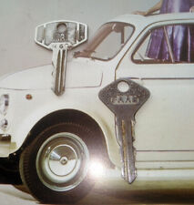 FIAT 500 F- L CHIAVI ACCENSIONE E PORTIERE USATE ED ORIGINALE DELL' EPOCA (202)