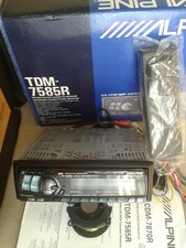 ALPINE TDM-7585R radio, cassette deck, cd-changer control M-Bus st.,Sub,BBE,Equ.
