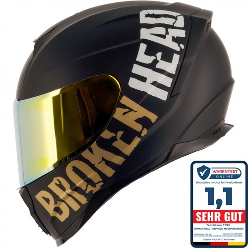 Casco moto broken head - broken,
