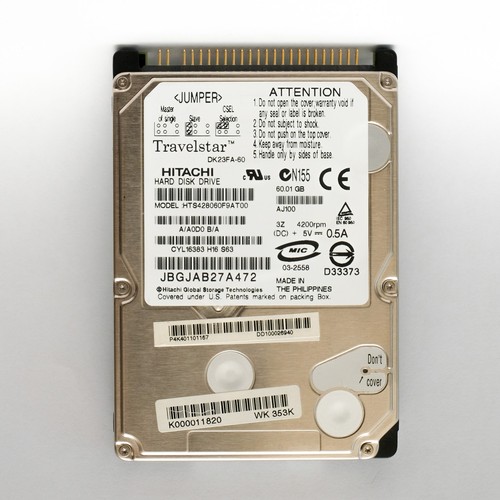 Hitachi hts428060f9at00 60gb - hts428060f9at00,