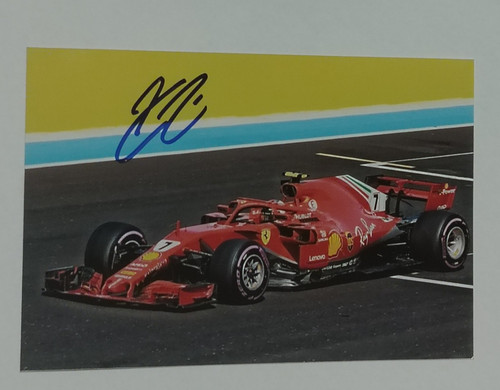 Autografo kimi raikkonen - autografo,
