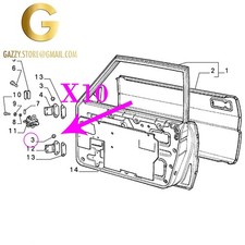 LANCIA DELTA 4WD KIT 10 HINGE