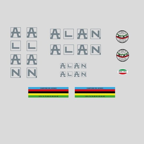 Decalcomanie telaio bicicletta