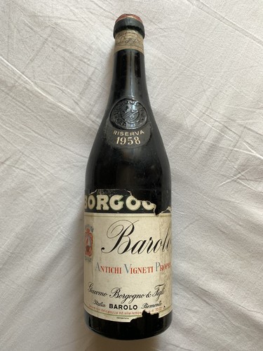 Barolo borgogno riserva 1958 - borgogno,