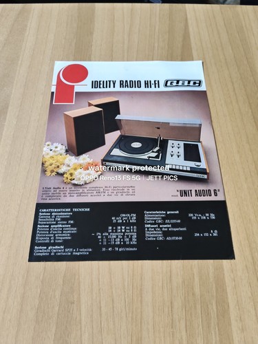 1976 gbc fidelity radio - fidelity, hi-fi