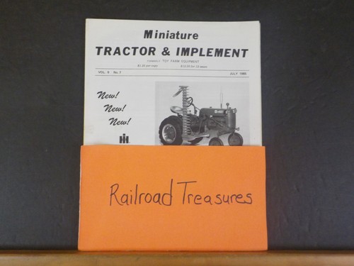 Miniature tractor implement - tractor, &