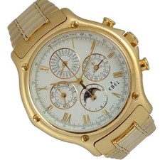 EBEL 1911 Quantieme Calendario Perpetuo Cronografo Oro 18KT Serie Completa 1990