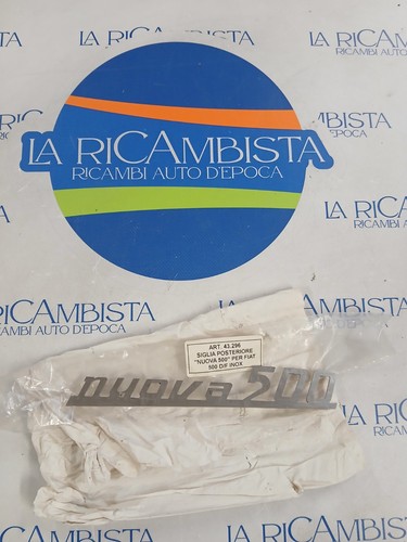 Scritta cofano posteriore fiat - scritta,