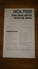 Hitachi HCA-7500 English