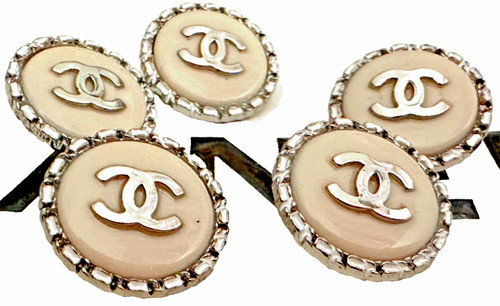 Bottoni vintage chanel - bottoni, crema