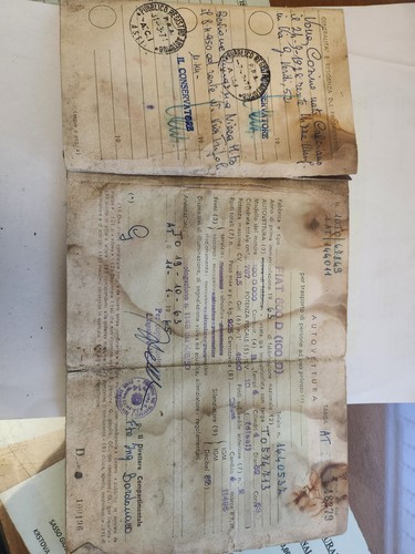 Fiat 600 libretto - libretto, di