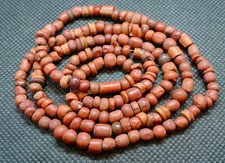 64cm Perles Verre Ancien Fouille Ancient Excavated Glass Beads NO ROMAN ISLAMIC