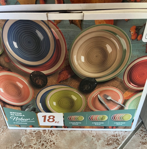 Servizio piatti vintage - servizio,