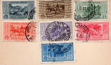 Regno d'Italia 1932 - Francobolli 7v. (o) Anniversario Garibaldino