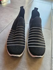 Scarpe Da Ginnastica Senza Lacci Num 39 Nero Argento 