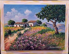 Quadri dipinti di paesaggi e