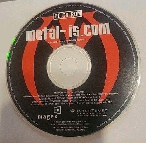 Metal com rom - cd-rom, (2000