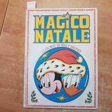 DISNEY AUGURI MAGICO NATALE 1987 MONDADORI cartonato TOPOLINO PAPERONE PAPERINO