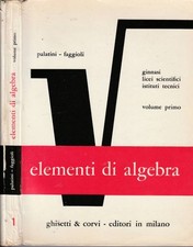 Elementi di algebra vol I. Per