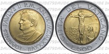02627] CITTà DEL VATICANO - PAPA GIOVANNI PAOLO II - 500 LIRE 1987