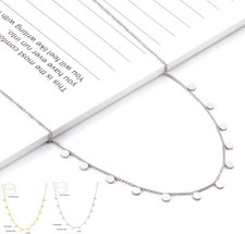 Collana catenina acciaio - collana,