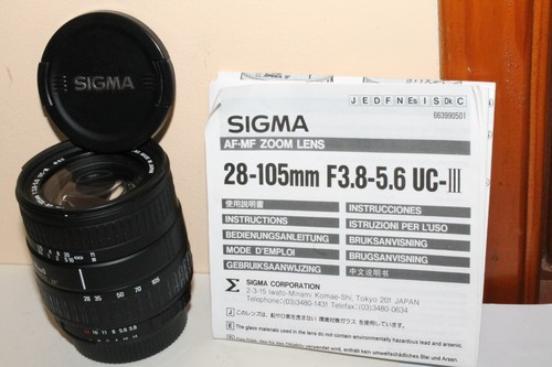 Zoom sigma 105 - mm, af-d