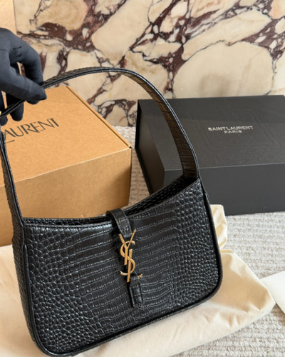 Borsa ascella nera con - , logo