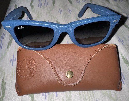 Ray ban wayfarer vera pelle - ray, rb