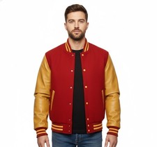 Giacca Varsity Letterman lana