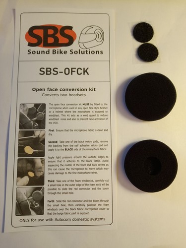 Kit conversione sbs open face - kit,