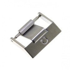 OMEGA Fibbia ardiglione 20 mm Acciaio Satinato- ardiglione 10 mm.