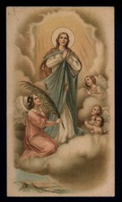 antico santino cromo-holy card