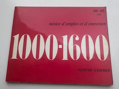 Citroën type 1000 1600 - citroËn, hy
