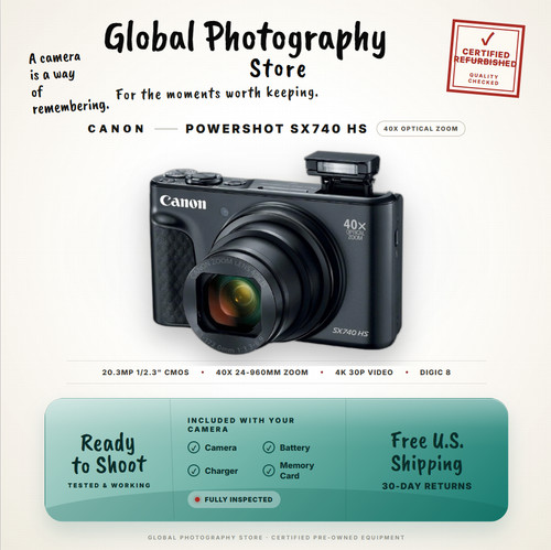Canon powershot sx740 - powershot, hs