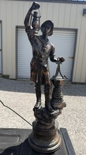 Antica Statua Bronzo 28”
