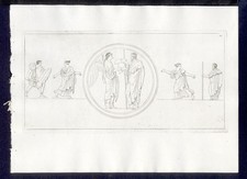 SCENA SU VASO ANTICO ,  di