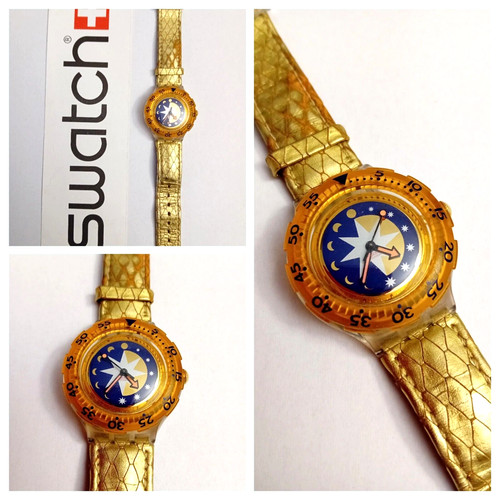 Swatch scuba usato golden - scuba,