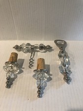 Set da bar vintage in vetro