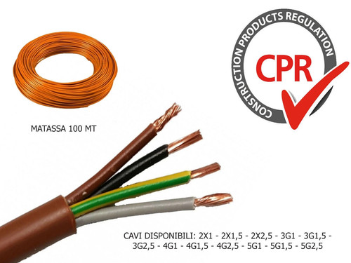Cavo multipolare gommato - gommato, pvc